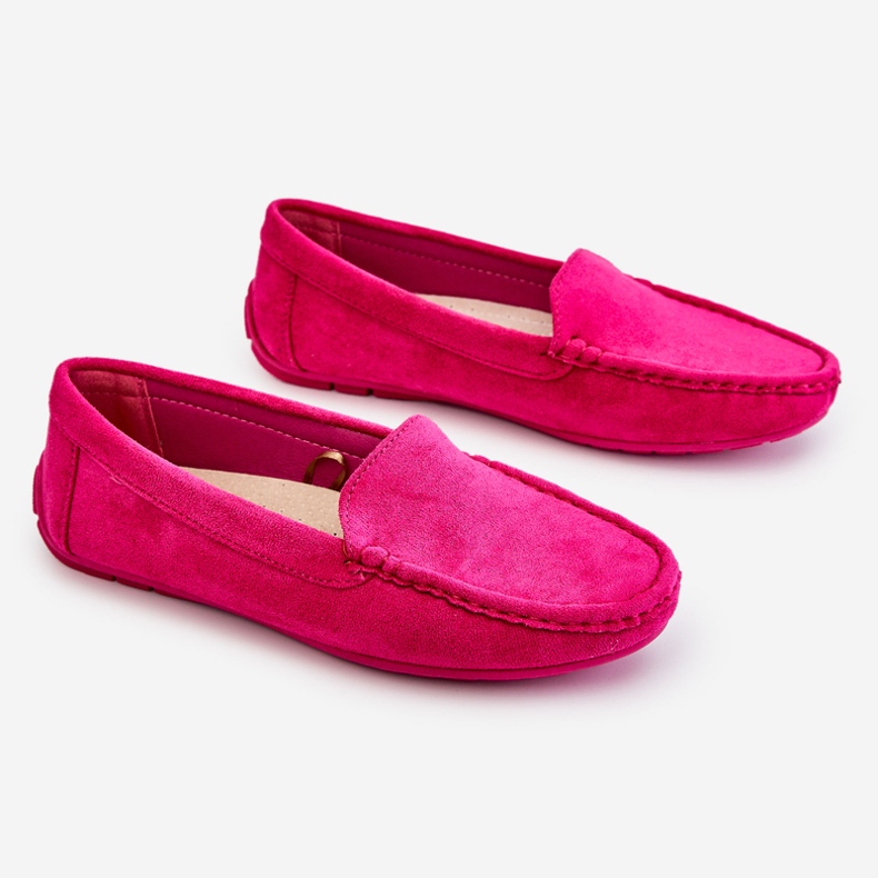 Mocassini Scamosciati Donna Fucsia Morreno rosa 1