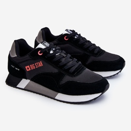 Scarpe sportive da uomo con sistema Memory Foam Big Star LL174158 nere nero 1