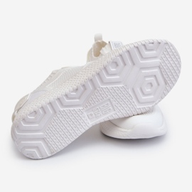 Sneakers comode da donna Memory Foam System Big Star LL274415 Bianche bianco 2