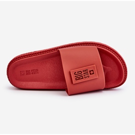 Pantofole da donna Big Star LL274430 rosse rosso 1
