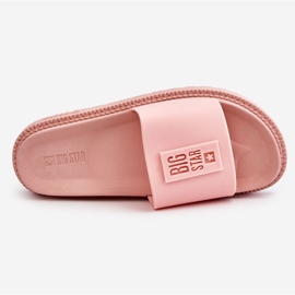 Pantofole da donna Big Star LL274425 rosa chiaro 2