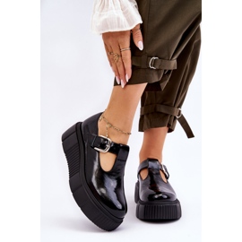 Lemar Scarpe laccate alla moda su una massiccia piattaforma, Colson nero 1
