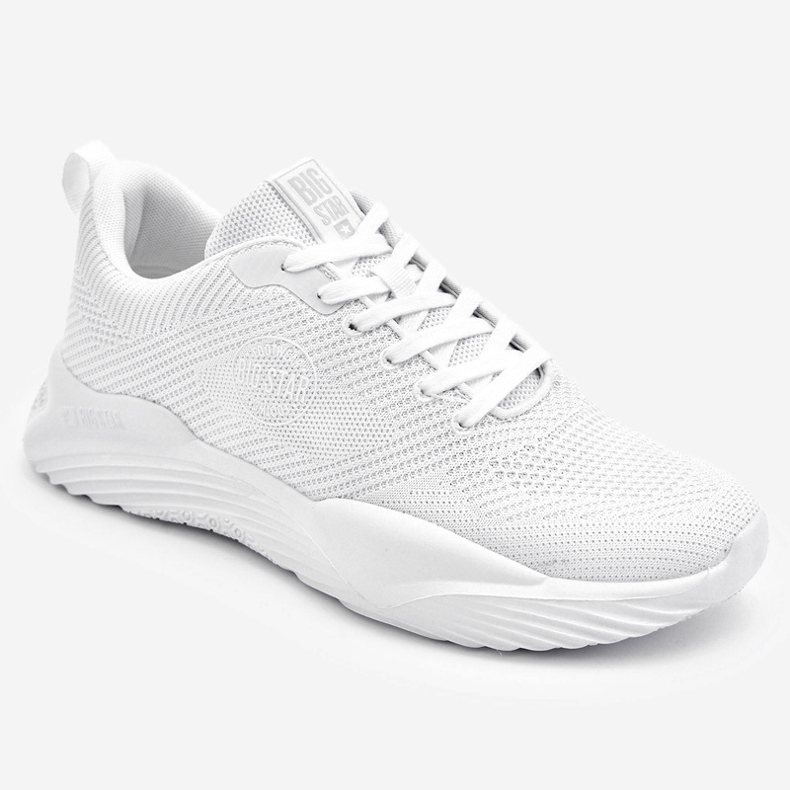 Sneakers da uomo Memory Foam Big Star LL174247 Bianche bianca 1
