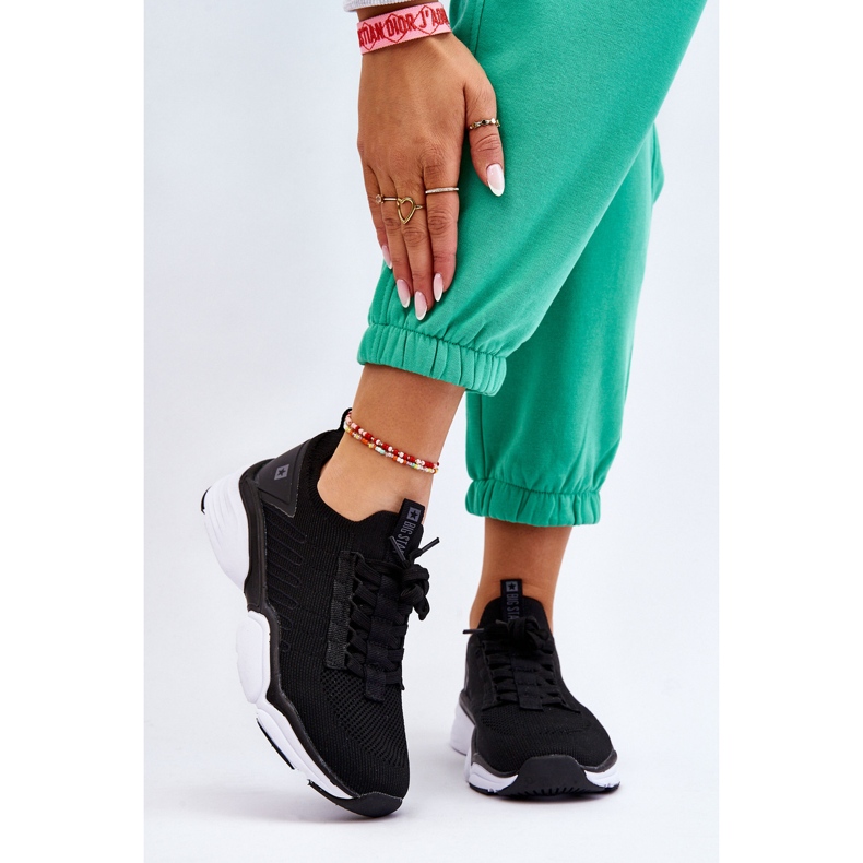 Scarpe Sportive Slip-on da Donna Sistema Memory Foam Big Star LL274A146 Nere nero 1