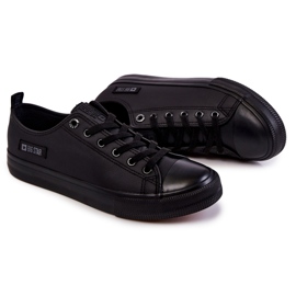 Sneakers Basse da Uomo in Pelle Big Star KK174009 Nere nero 2