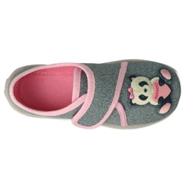Scarpe per bambini Befado 660X050 rosa grigio 2
