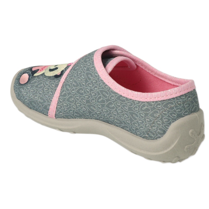 Scarpe per bambini Befado 660X050 rosa grigio 4