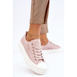 Big Star LL274970 Sneakers stringate basse color carne rosa 2