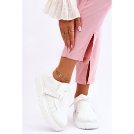 PG1 Scarpe sportive alla moda da donna White Genesis bianca 1