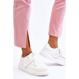 PG1 Scarpe sportive alla moda da donna White Genesis bianca 2