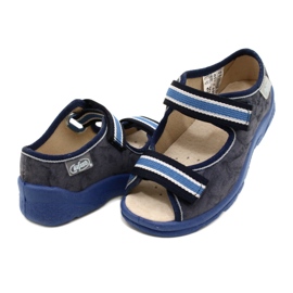 Scarpe per bambini Befado 869X159 blu navy blu grigio 6
