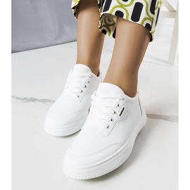 Sneakers sportive bianche Leroux bianca 1