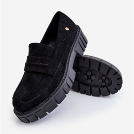 PS2 Scarpe Slip-On in camoscio da donna Nero Fiorell 1