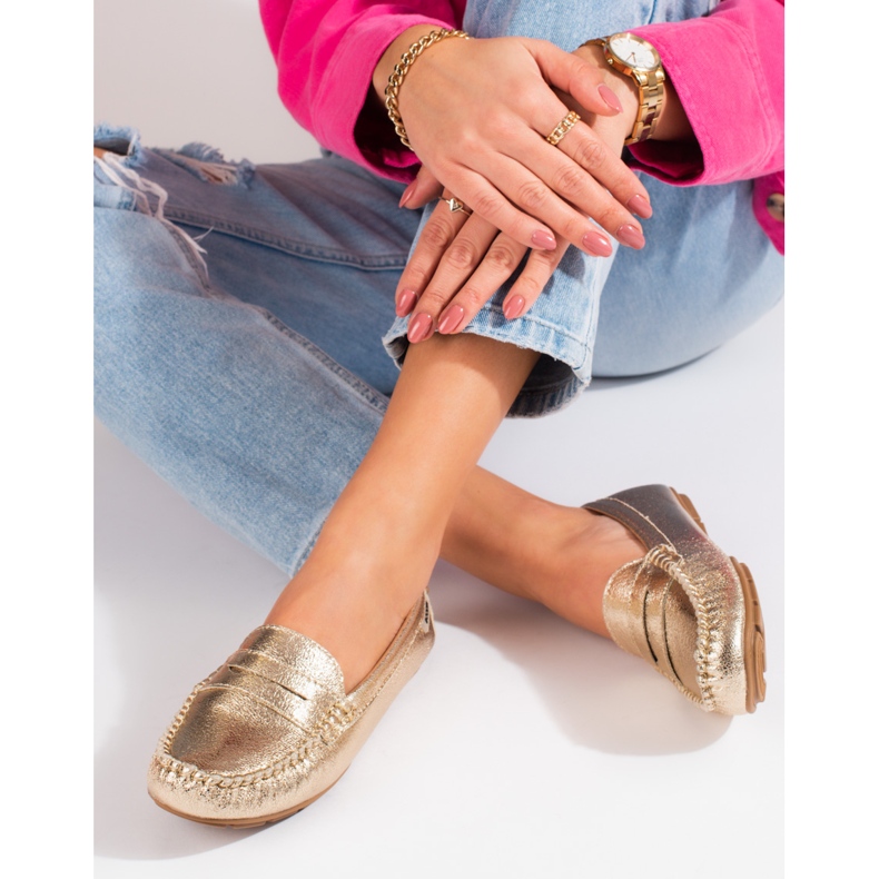 Goodin Comodi mocassini dorati da donna Shelovet d'oro 1