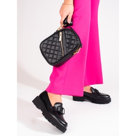 Scarpe da donna Vinceza realizzate in ecopelle nera nero 1