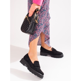 Scarpe Vinceza da donna in camoscio nero 2