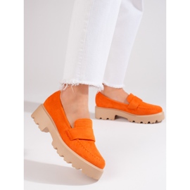 Scarpe Vinceza da donna in camoscio arancione arancia 1