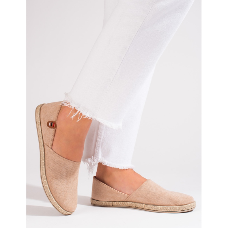 Espadrillas leggere da donna Vinceza beige 2