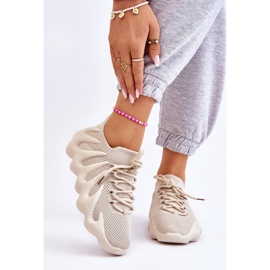 PG1 Sneakers Senza Lacci da Donna Beige Myles 1