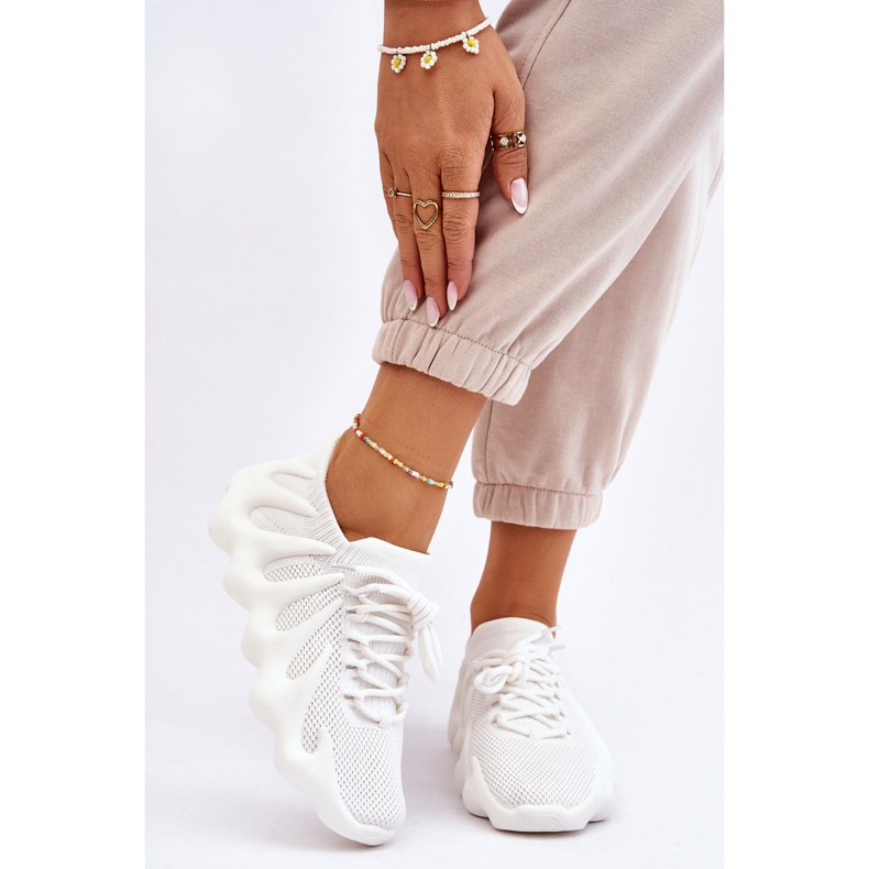 PG1 Sneakers Senza Lacci da Donna Bianche Myles bianca 1