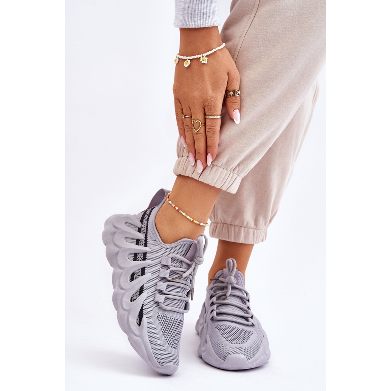 PG1 Sneakers Moda Donna Calzino Grigio Daxo 1