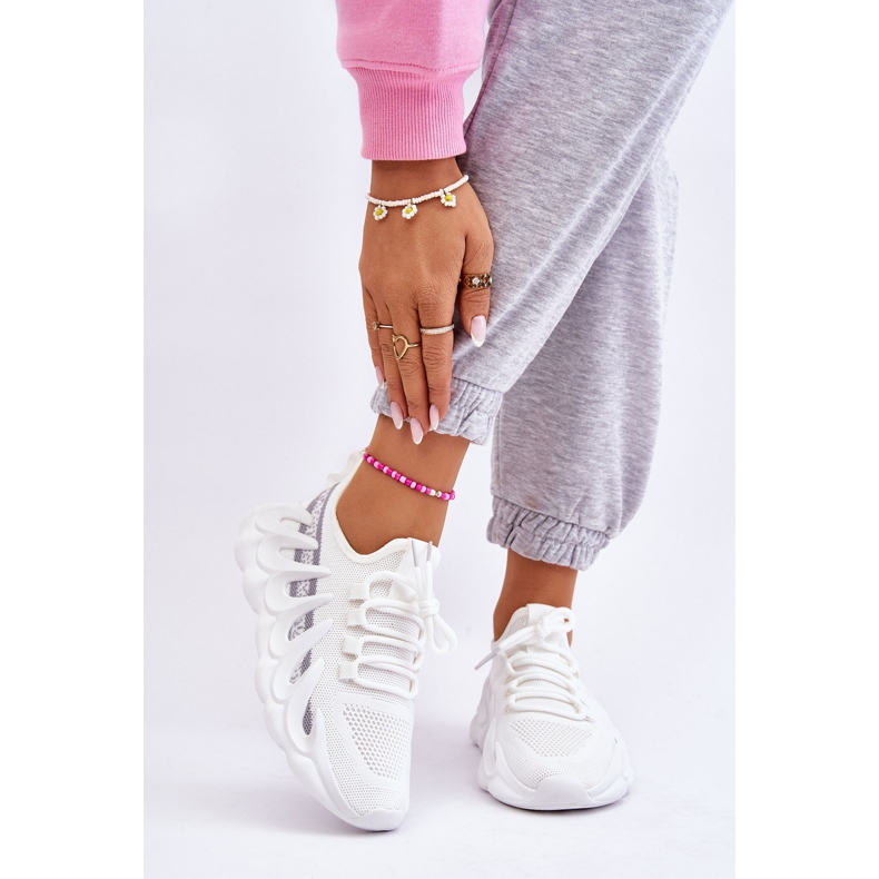 PG1 Sneakers Calzino Alla Moda Da Donna Bianche Daxo bianca 1