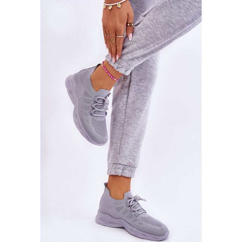 Scarpe sportive slip-on da donna grigio Ellison 2