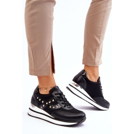 PG1 Scarpe da ginnastica con borchie Adley nere nero 2