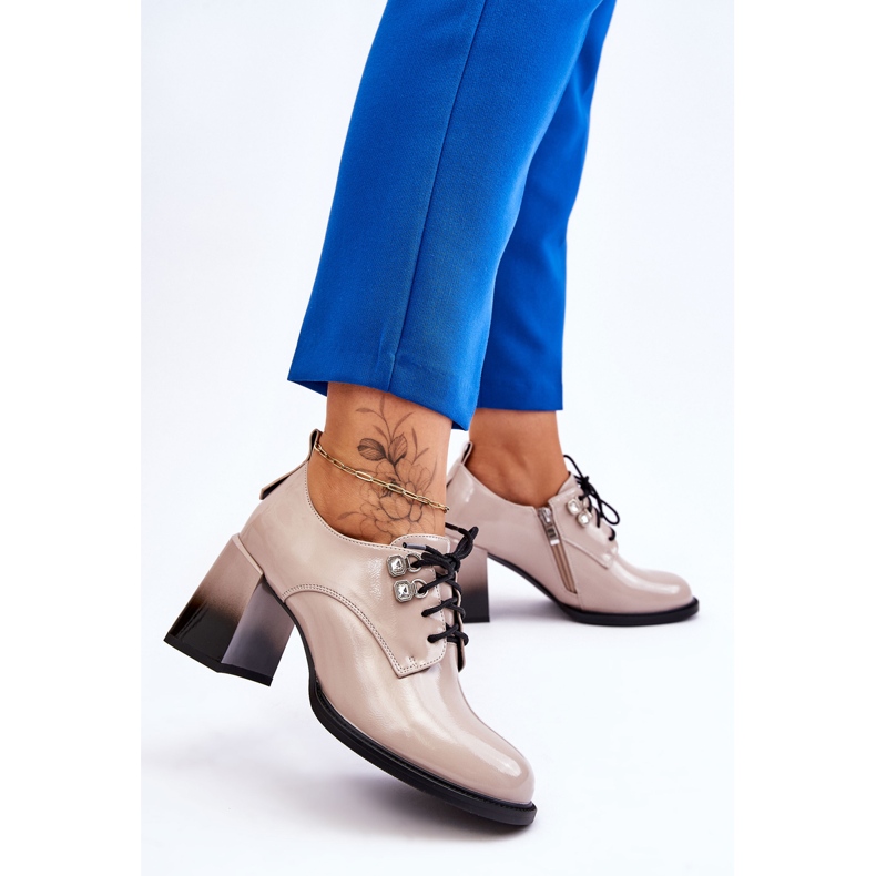 S.Barski Tacchi alti beige chiaro alla moda Darren 2