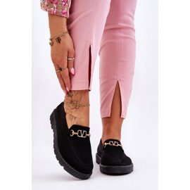 Sneakers senza lacci da donna con decorazioni nere Alena nero 1