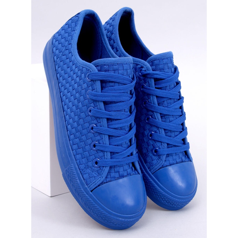 Sneakers Sears Blu tinta unita 1