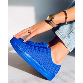 Sneakers Sears Blu tinta unita 2