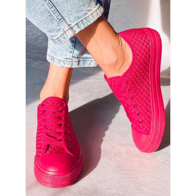 Sneakers Sears colore rosso tinta unita 1