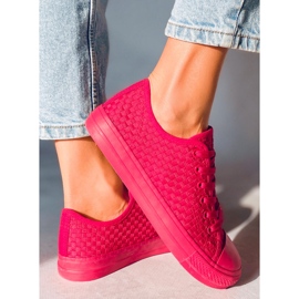 Sneakers Sears colore rosso tinta unita 2