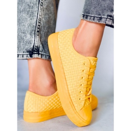 BM Sears Sneakers in tinta unita gialle giallo 1
