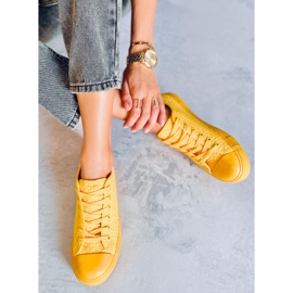 BM Sears Sneakers in tinta unita gialle giallo 2