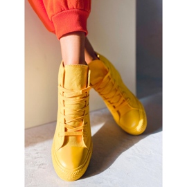 BM Sneakers Parks gialle con zeppa alla caviglia giallo 2