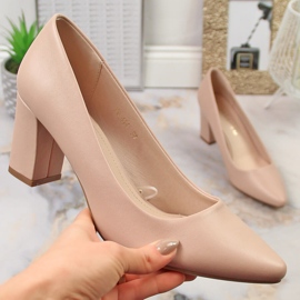 Pompe nude da donna sul post Sergio Leone PB414 beige 1