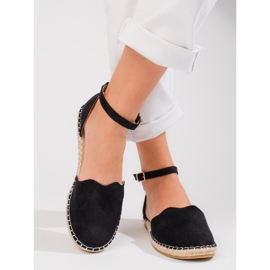 Espadrillas Vinceza da donna con fibbia nera nero 2