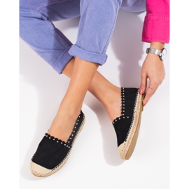Espadrillas da donna Vinceza nere nero 2