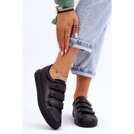 Scarpe da ginnastica classiche con velcro Big Star LL274A206 nere nero 1