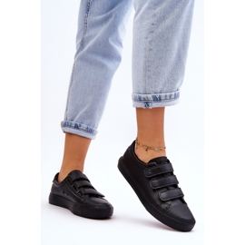 Scarpe da ginnastica classiche con velcro Big Star LL274A206 nere nero 2