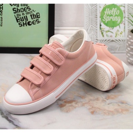 Sneakers da donna con velcro rosa Big Star LL274A200 1
