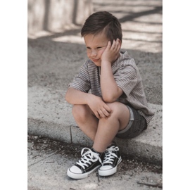 FR1 Sneakers alte da bambino Filemon nere nero 1