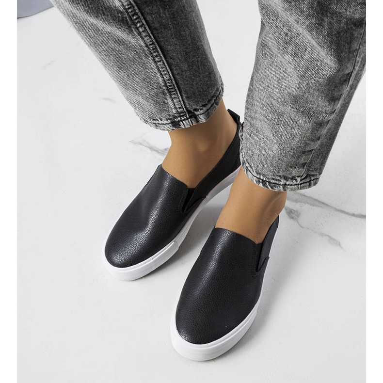 PA1 Sneaker Shelia in ecopelle nera nero 1