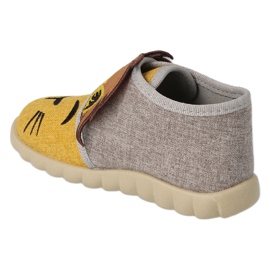 Scarpe per bambini Befado 465P109 grigio giallo 1