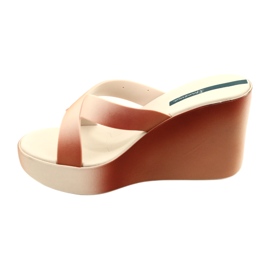 Ciabatte con zeppa Ipanema 83423 Colore Fem AI973 Beige/Marrone 2