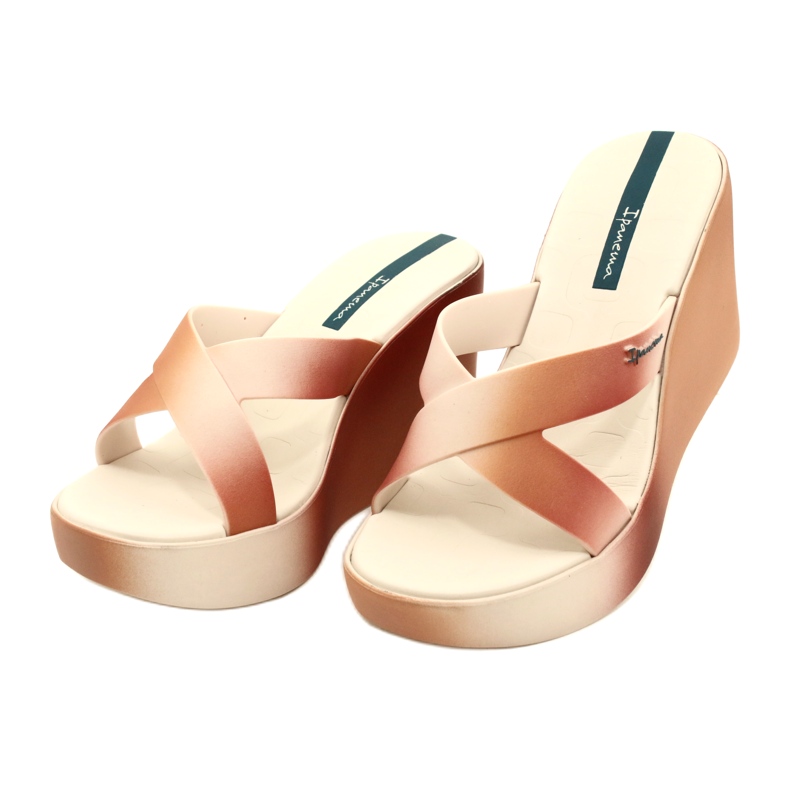 Ciabatte con zeppa Ipanema 83423 Colore Fem AI973 Beige/Marrone 3
