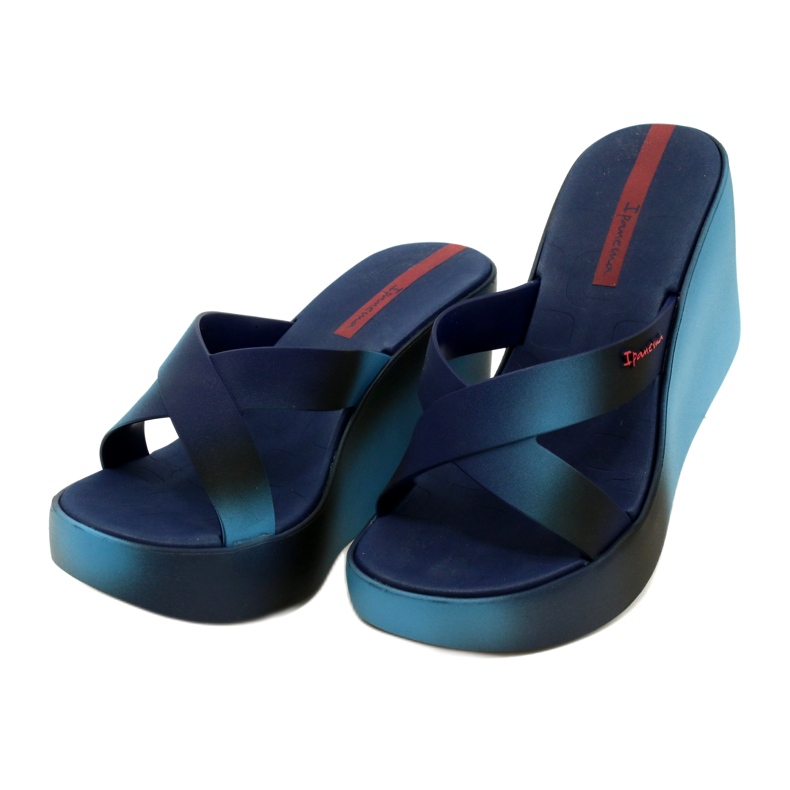Ciabatte con zeppa Ipanema 83423 Colore Fem AI974 Blu/Blu blu navy 3