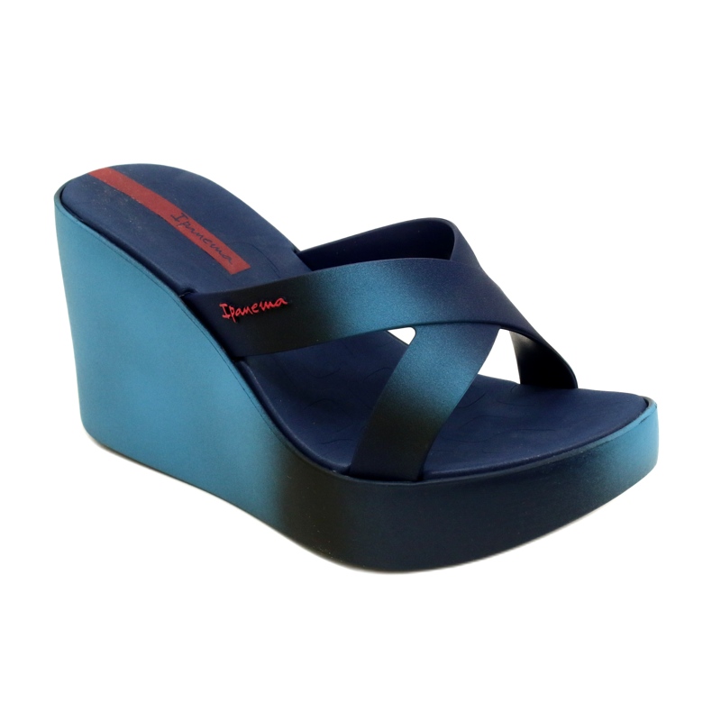 Ciabatte con zeppa Ipanema 83423 Colore Fem AI974 Blu/Blu blu navy 1